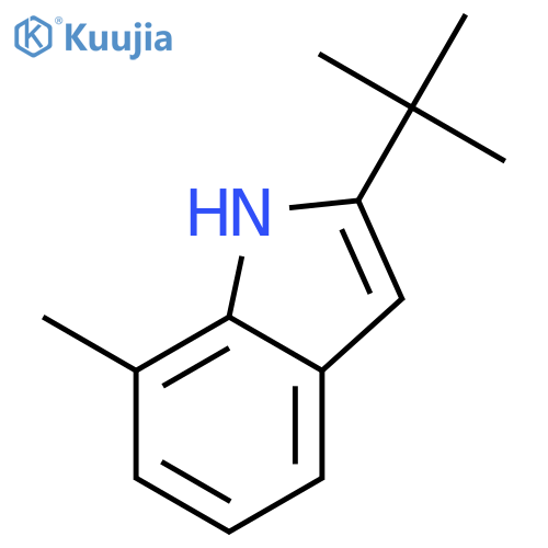 2-tert-butyl-7-methyl-1H-indole structure