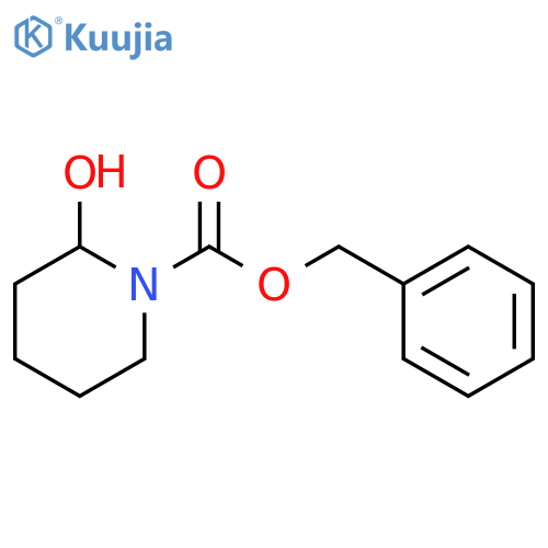2-Hydroxy-Piperidine-1-Carboxylic Acid Benzyl Ester- structure