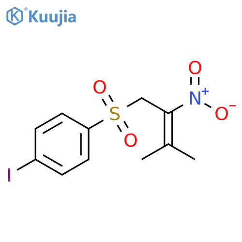 Benzene, 1-iodo-4-[(3-methyl-2-nitro-2-butenyl)sulfonyl]- structure