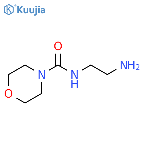 4-MorpholinecarboxaMide, N-(2-aMinoethyl)- structure