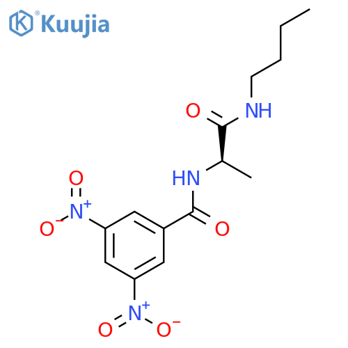 BENZAMIDE, N-[(1R)-2-(BUTYLAMINO)-1-METHYL-2-OXOETHYL]-3,5-DINITRO- structure