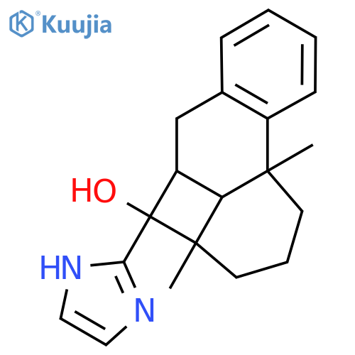 10-(1H-Imidazol-2-yl)-1,11-dimethyltetracyclo[7.5.1.02,7.011,15]pentadeca-2,4,6-trien-10-ol structure