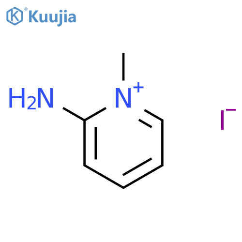 2-amino-1-methylpyridin-1-ium iodide structure