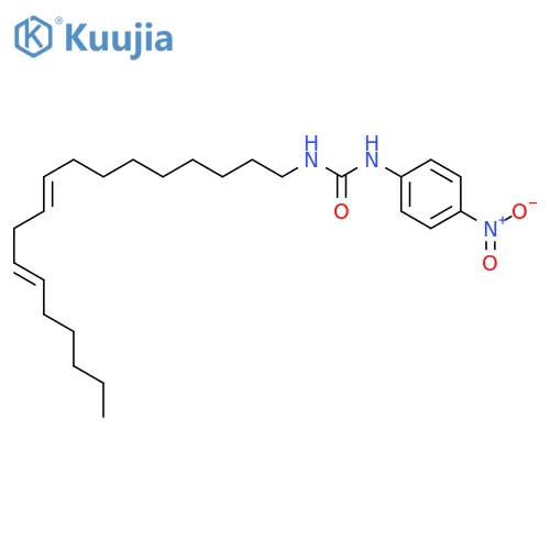 Urea,N-(4-nitrophenyl)-N'-9,12-octadecadien-1-yl- structure
