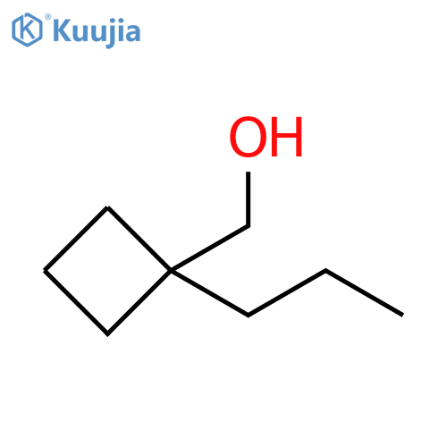 (1-propylcyclobutyl)methanol structure