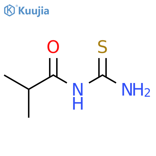 Propanamide,N-(aminothioxomethyl)-2-methyl- structure