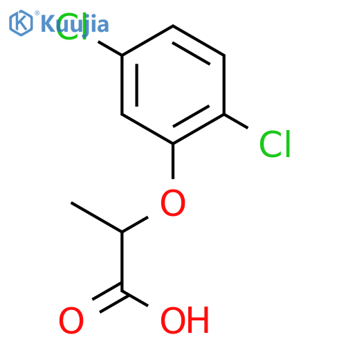 2-(2,5-Dichlorophenoxy)propanoic acid structure