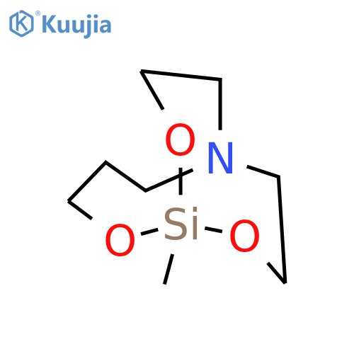 6-Methyl-5,7,12-trioxa-1-aza-6-silabicyclo[4.3.3]dodecane structure