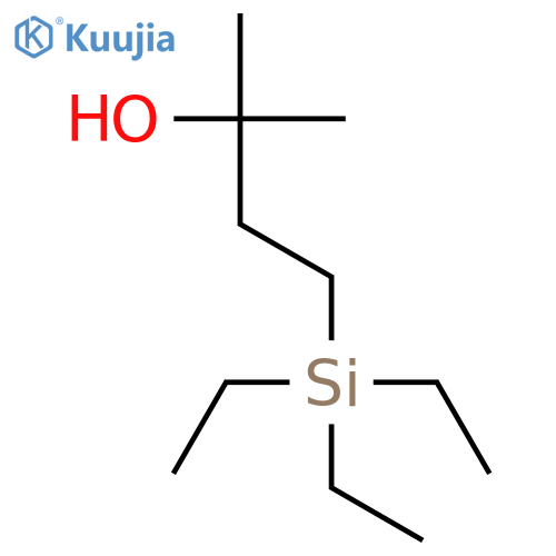2-Butanol, 2-methyl-4-(triethylsilyl)- structure