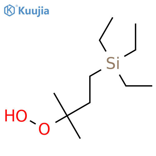 HYDROPEROXIDE, 1,1-DIMETHYL-3-(TRIETHYLSILYL)PROPYL structure