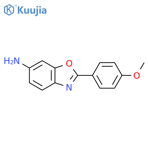 2-(4-Methoxyphenyl)-1,3-benzoxazol-6-amine structure