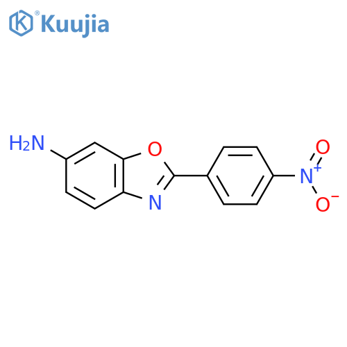 6-Benzoxazolamine, 2-(4-nitrophenyl)- structure