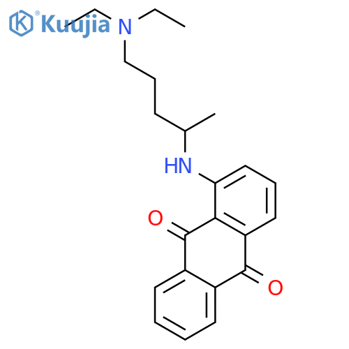 9,10-Anthracenedione,1-[[4-(diethylamino)-1-methylbutyl]amino]- structure