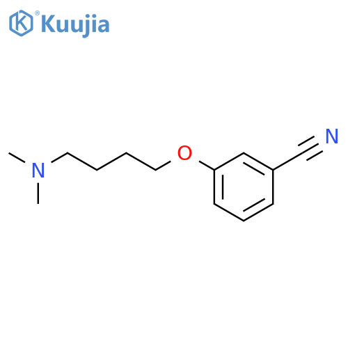 Benzonitrile, 3-[4-(dimethylamino)butoxy]- structure
