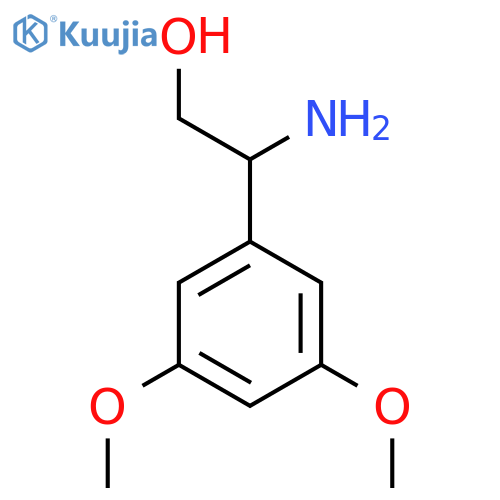 2-amino-2-(3,5-dimethoxyphenyl)ethan-1-ol structure