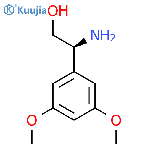 (2S)-2-amino-2-(3,5-dimethoxyphenyl)ethan-1-ol structure