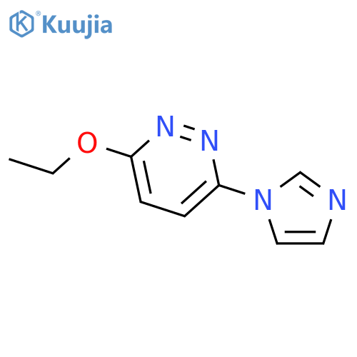 3-ethoxy-6-(1H-imidazol-1-yl)pyridazine structure