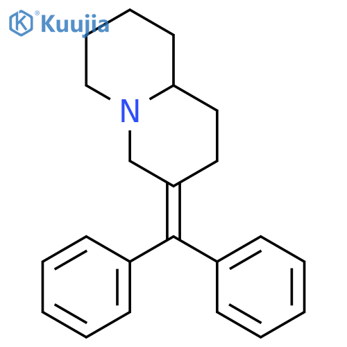 2H-Quinolizine, 3-(diphenylmethylene)octahydro- structure