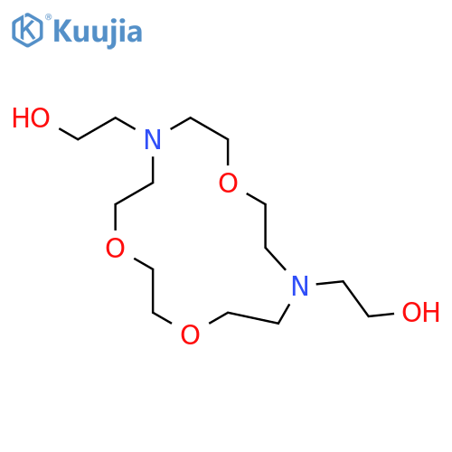 1,4,10-Trioxa-7,13-diazacyclopentadecane-7,13-diethanol structure