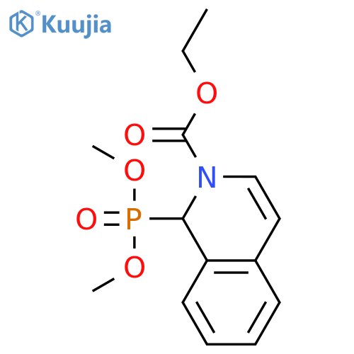 Ethyl 1-(dimethoxyphosphoryl)isoquinoline-2(1H)-carboxylate structure