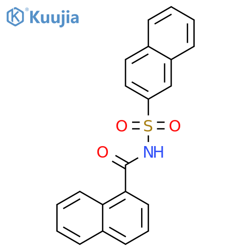 N-(naphthalene-2-sulfonyl)naphthalene-1-carboxamide structure