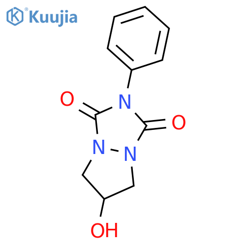 6-Hydroxy-2-phenyldihydro-1H,5H-pyrazolo1,2-a1,2,4triazole-1,3(2H)-dione structure