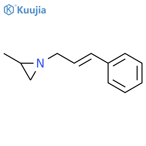 Aziridine, 2-methyl-1-[(2E)-3-phenyl-2-propenyl]- structure