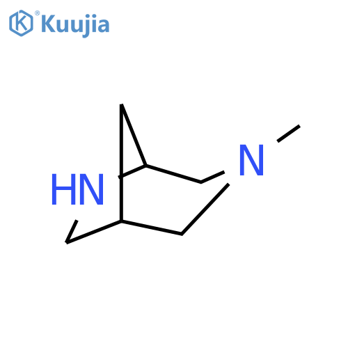 3,6-Diazabicyclo[3.2.1]octane, 3-methyl- structure