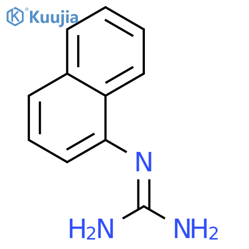 N-(naphthalen-1-yl)guanidine hydrochloride structure