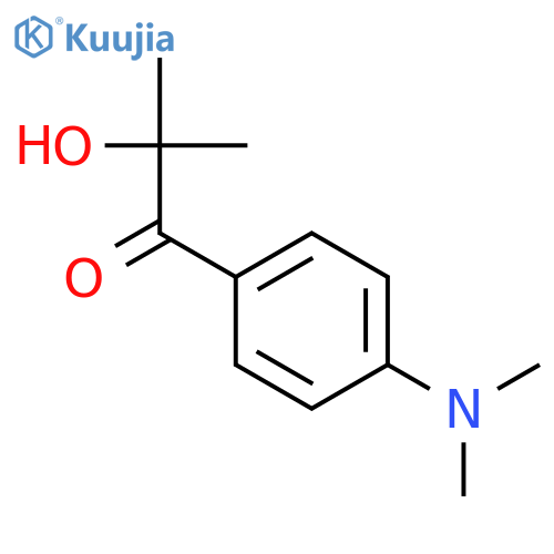 1-Propanone, 1-[4-(dimethylamino)phenyl]-2-hydroxy-2-methyl- structure