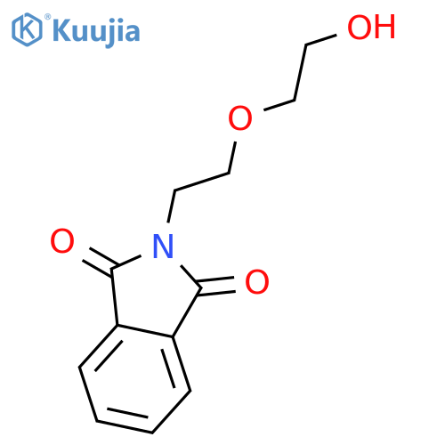 2-(2-(2-Hydroxyethoxy)ethyl)isoindoline-1,3-dione structure