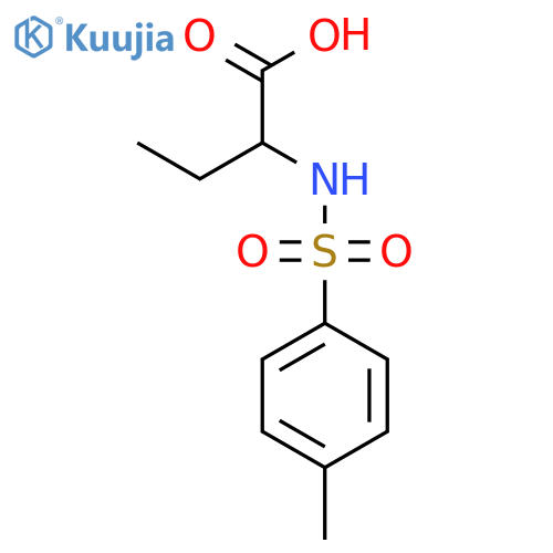 Butanoic acid, 2-[[(4-methylphenyl)sulfonyl]amino]- structure