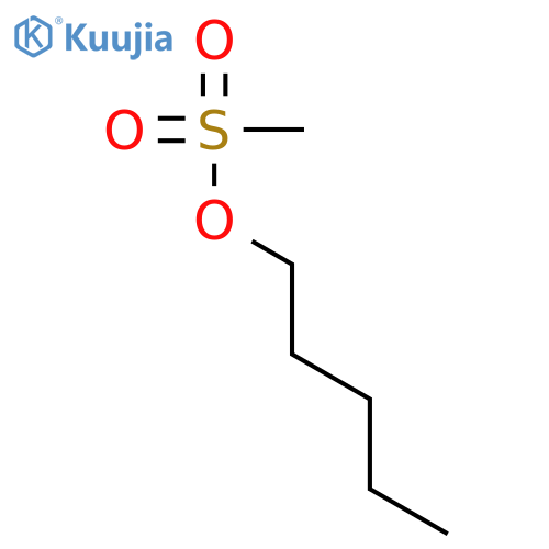 Methanesulfonic acid,pentyl ester structure