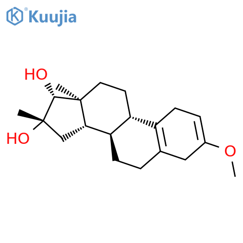 (16beta,17beta)-3-methoxy-16-methylestra-2,5(10)-diene-16,17-diol structure