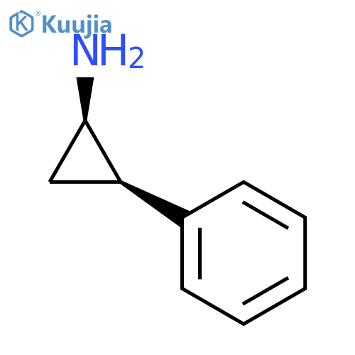 (1R,2R)-2-phenylcyclopropan-1-amine structure