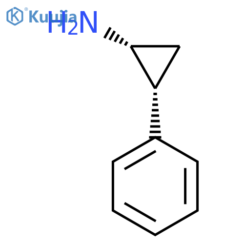 (1S,2S)-2-phenylcyclopropan-1-amine structure