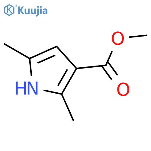 Methyl 2,5-dimethyl-1H-pyrrole-3-carboxylate structure