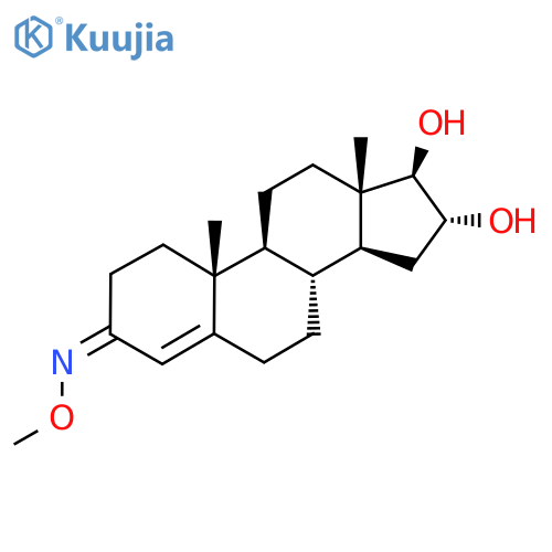 (3Z,8R,9S,10R,13S,14S,16R,17R)-3-Methoxyimino-10,13-dimethyl-1,2,6,7,8,9,11,12,14,15,16,17-dodecahydrocyclopenta[a]phenanthrene-16,17-diol structure