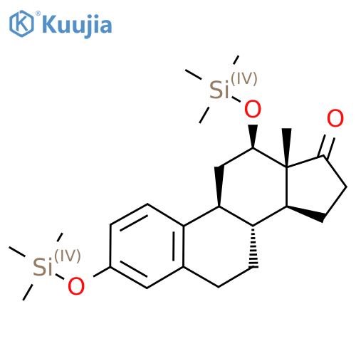 Estra-1,3,5(10)-trien-17-one, 3,12-bis[(trimethylsilyl)oxy]-, (12beta)- structure