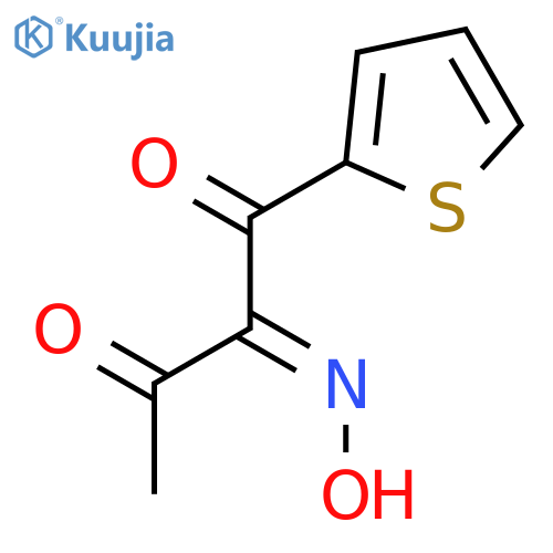 1,2,3-Butanetrione, 1-(2-thienyl)-, 2-oxime structure
