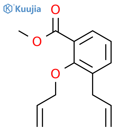 Benzoicacid, 3-(2-propen-1-yl)-2-(2-propen-1-yloxy)-, methyl ester structure