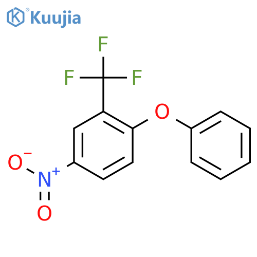 4-nitro-1-phenoxy-2-(trifluoromethyl)benzene structure
