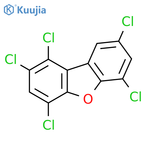 1,2,4,6,8-Pentachlorodibenzofuran structure