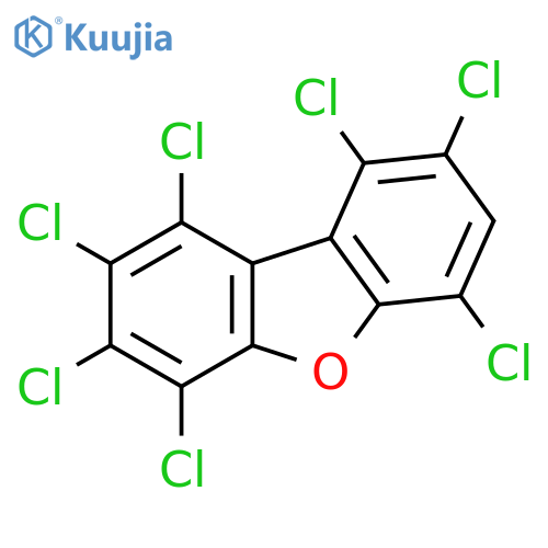 1,2,3,4,6,8,9-Heptachlorodibenzofuran structure