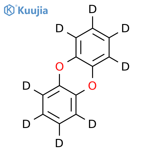 Dibenzo-p-dioxin-d8 structure