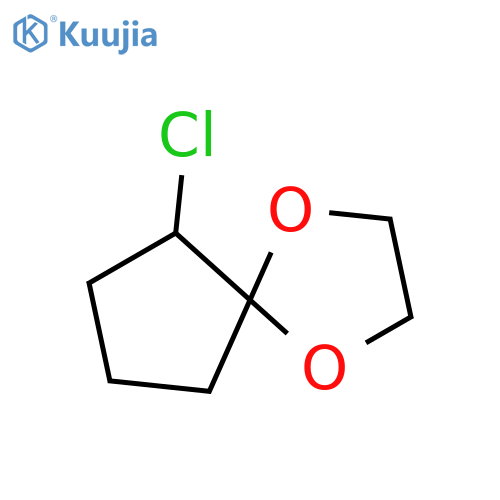 6-Chloro-1,4-dioxaspiro[4.4]nonane structure