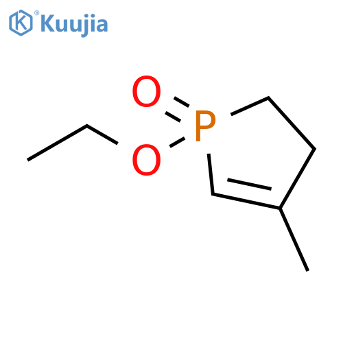 1H-PHOSPHOLE, 1-ETHOXY-2,3-DIHYDRO-4-METHYL-, 1-OXIDE structure