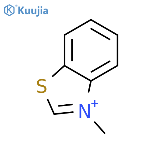 Benzothiazolium, 3-methyl- structure