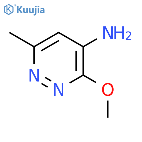 3-methoxy-6-methylpyridazin-4-amine structure