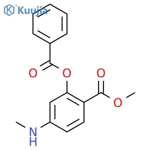 Methyl 2-benzoyloxy-4-(methylamino)benzoate structure